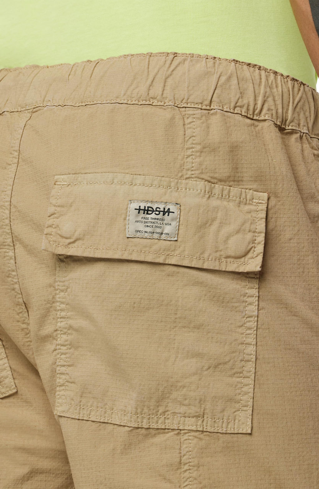 Straight Leg Drawcord Cargo Pants – Ripstop Tan