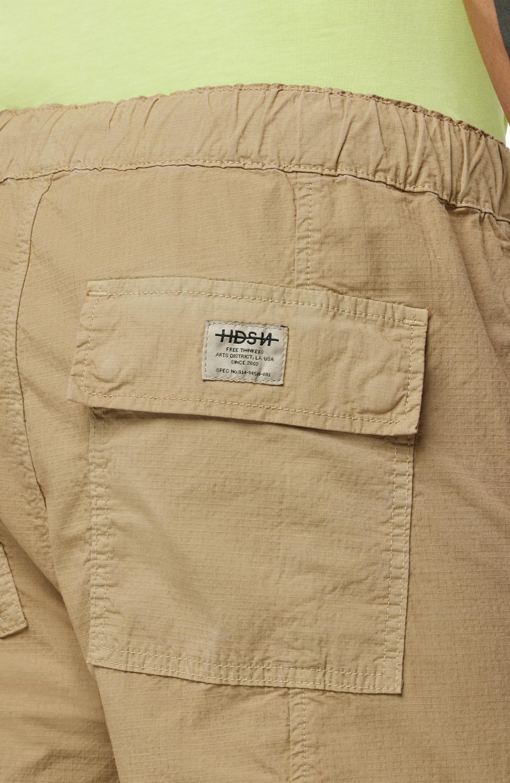 Straight Leg Drawcord Cargo Pants – Ripstop Tan