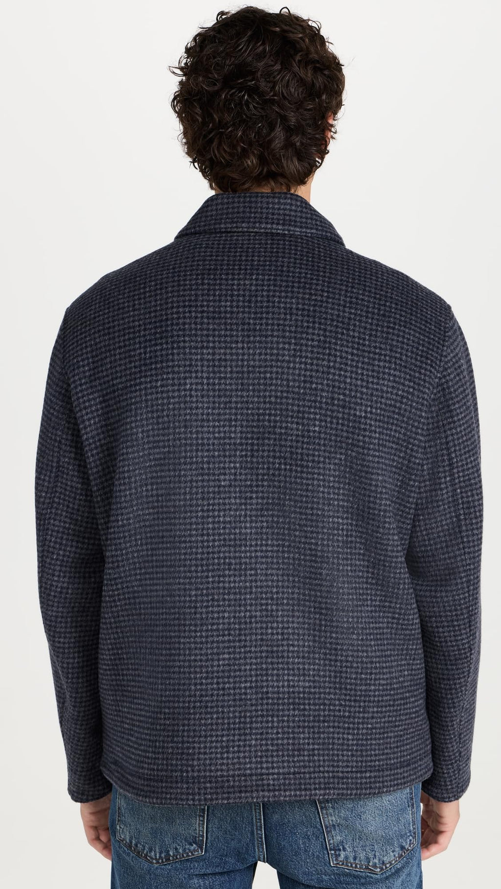 Houndstooth Deck Jacket – Coastal Grey M
