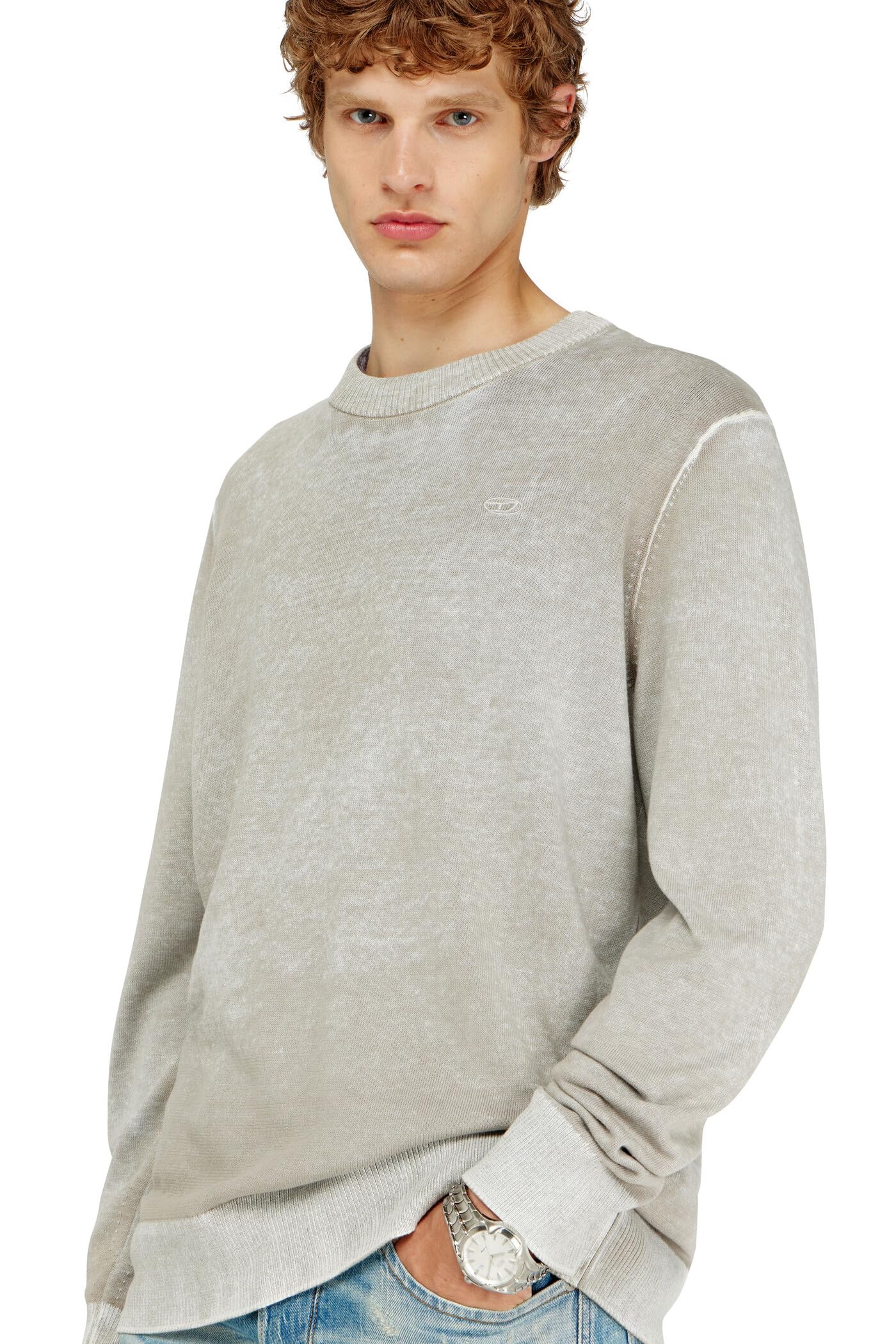 Diesel K-Laurent Knitwear Light Grey