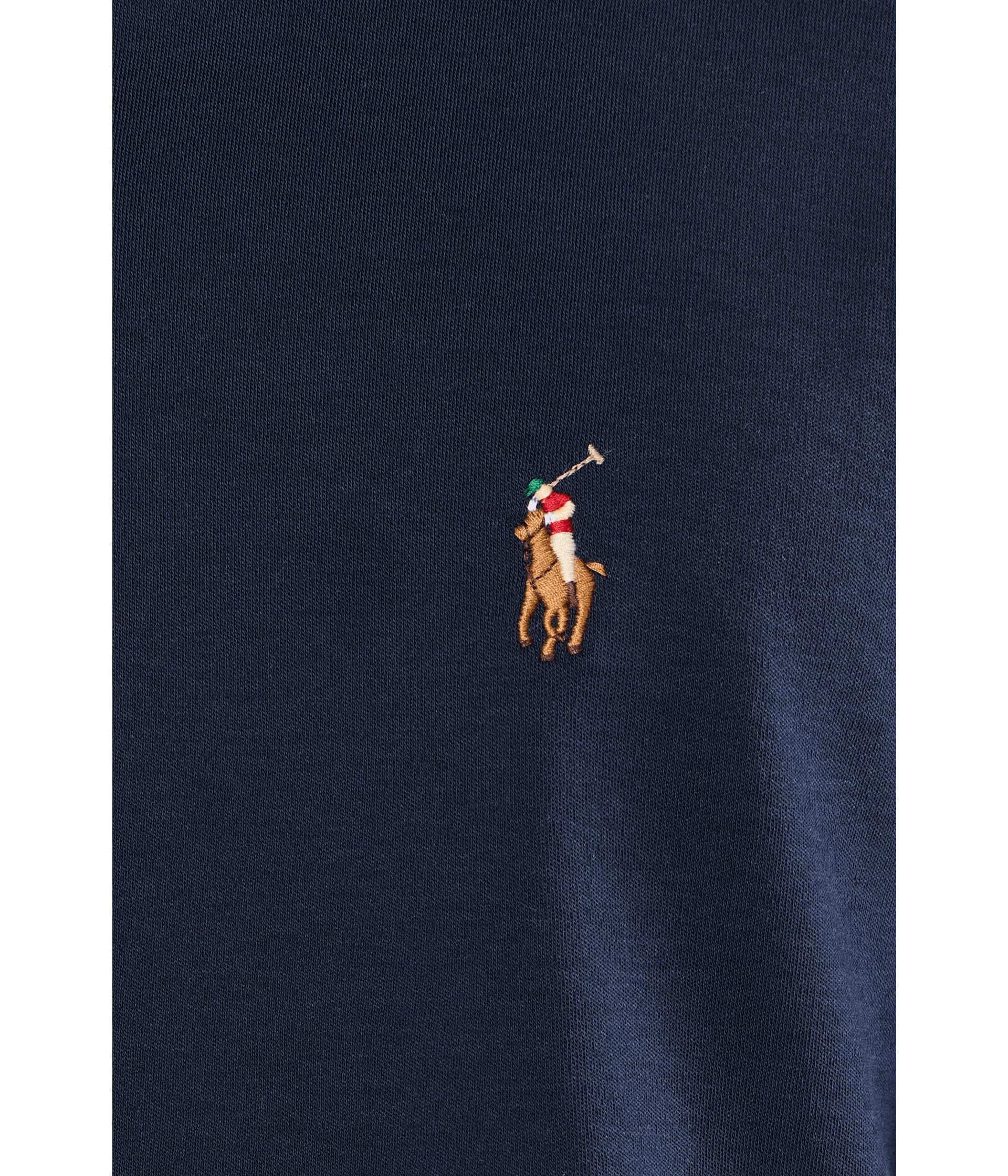 Slim Fit Cotton Polo Shirt – Navy XS