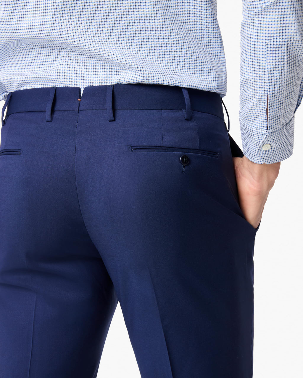 Italian Wool Dress Pants – Dark Blue 34W